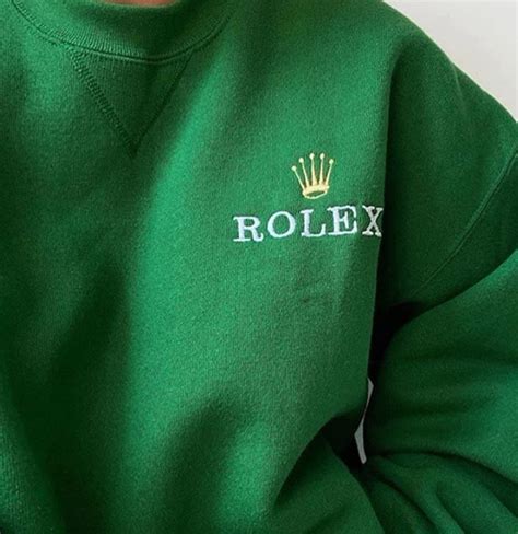 hoodie rolex|green rolex sweatshirt.